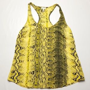 Silk Joie Snake Print Tank
